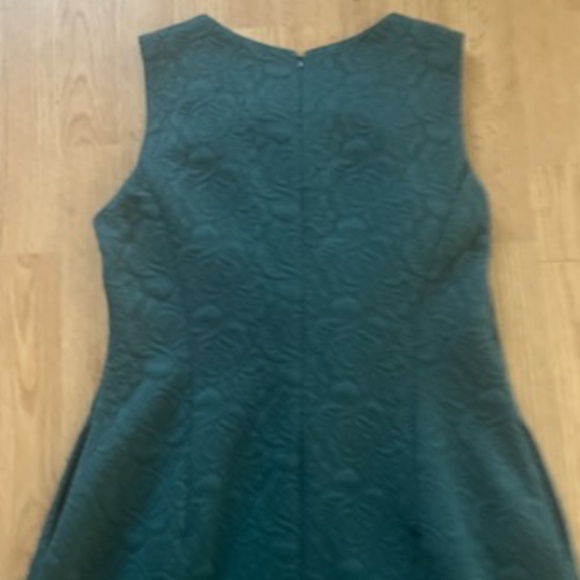 Eliza J Patterned Sleeveless Dress Hunter Green 14 - Picture 5 of 6